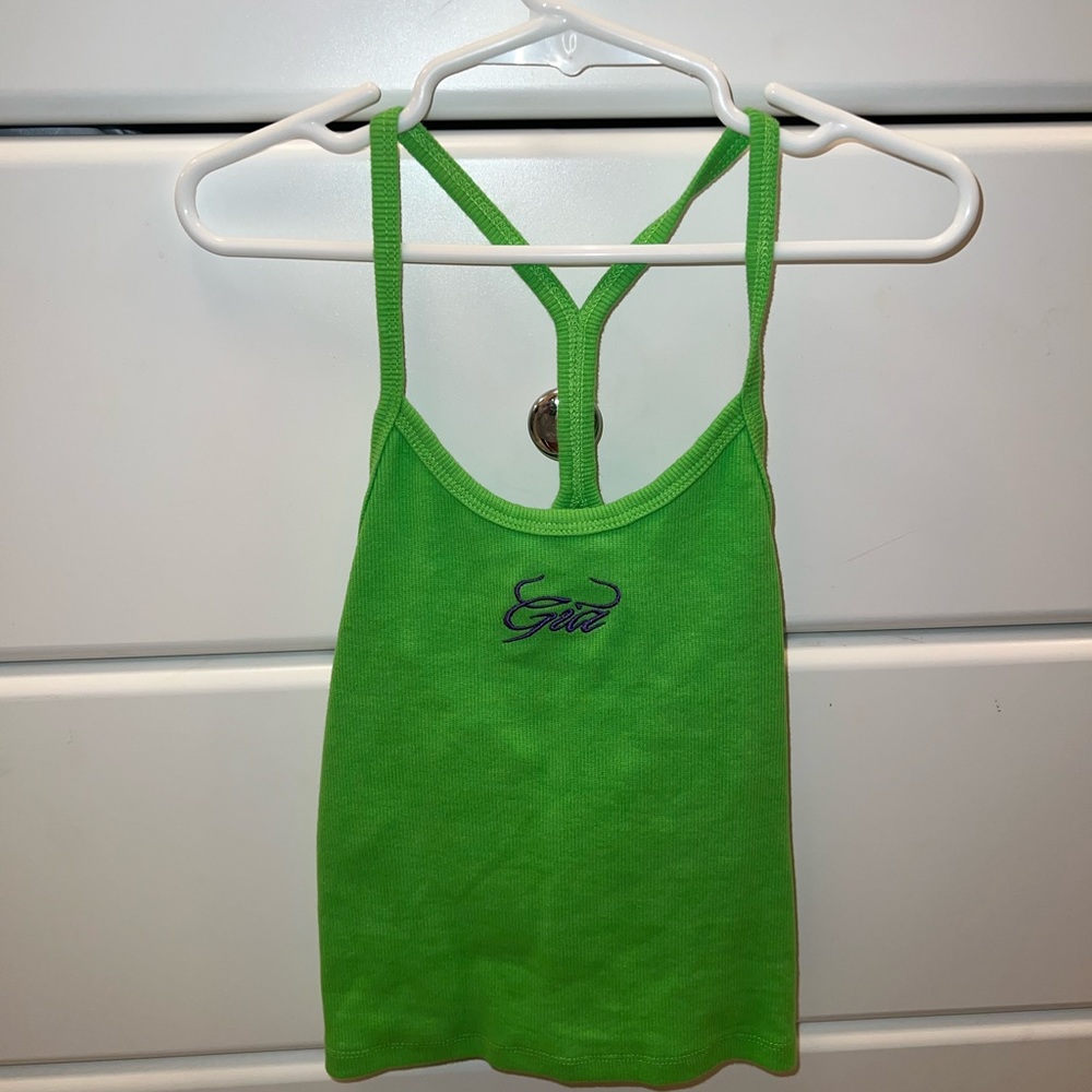 I. Am. Gia cropped tank :)